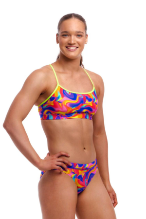 Купальник FUNKITA Crop Top+Brief Summer Swirl