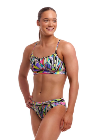 Купальник FUNKITA Crop Top+Brief Scissor Kick